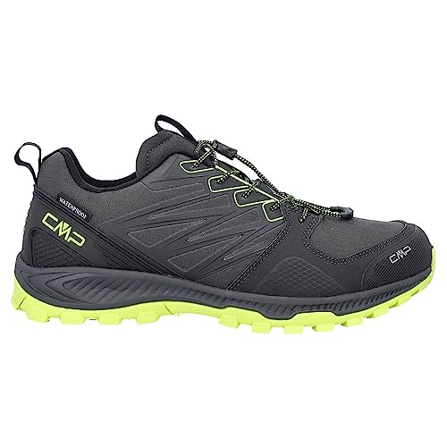 CMP Herren Atik Wp Shoes-3q31147 Trail Running Shoe, Schwarz Limette, 39 EU von CMP