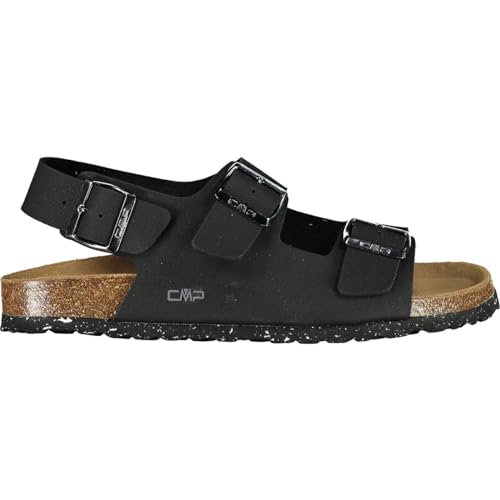 CMP Herren eco keidha slipper Flache Sandale, Schwarz, 44 EU von CMP