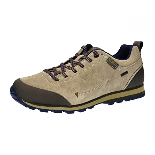 CMP Herren Elettra Low Hiking Shoe WP Trekking-Schuhe, Beige-Blau (Sand-B.Blue), 47 EU von CMP