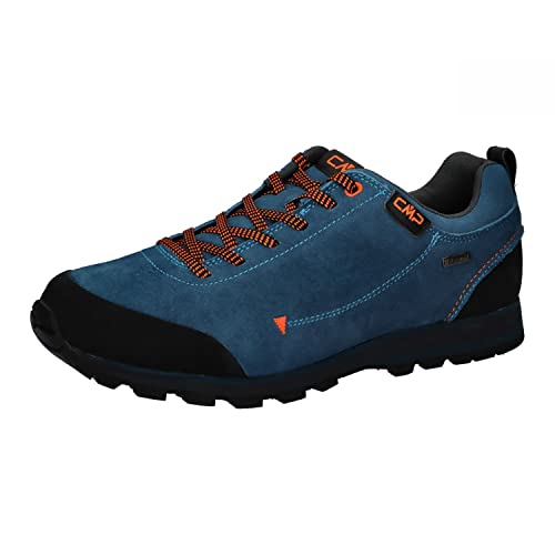 CMP Herren Elettra Low Hiking Shoe WP Trekking-Schuhe, Dunkelblau-Orange (Deep Lake-Flame), 43 EU von CMP