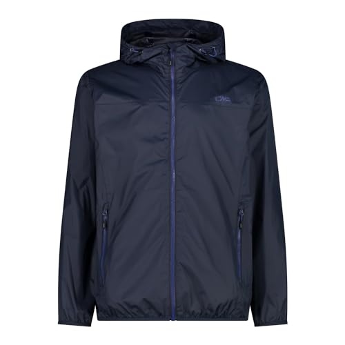 CMP - Regenjacke für Herren mit Kapuze, B. Blau-Bläulich, 46 von CMP