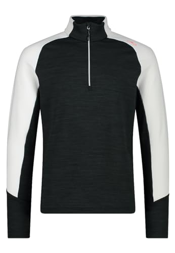 CMP Herren Fleece Pullover Grid Tech Color Block 33E1117 schwarz-Weiss 56 CMP Herren Fleece Pullover Grid Tech Color Block 33E1117 schwarz-Weiss 56 von CMP