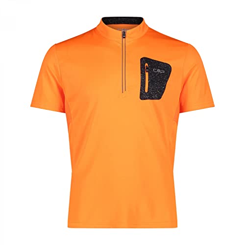 CMP Herren Funktions Free Bike Trikot, Flash orange-Nero, 54 von CMP