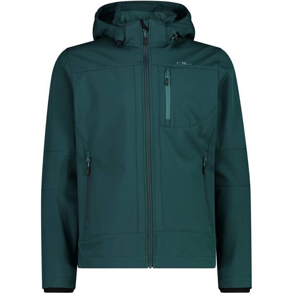 CMP Herren Funktionsjacke Herren Softshelljacke mit Kapuze Men Softshell Jacket Zip Hood von CMP