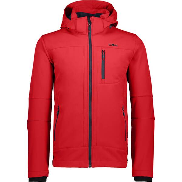 CMP Herren Funktionsjacke Herren Softshelljacke mit Kapuze Men Softshell Jacket Zip Hood von CMP