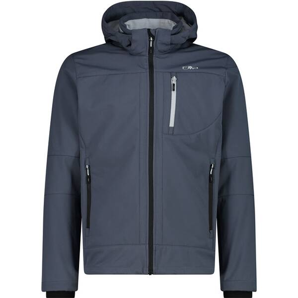 CMP Herren Funktionsjacke Herren Softshelljacke mit Kapuze Men Softshell Jacket Zip Hood von CMP