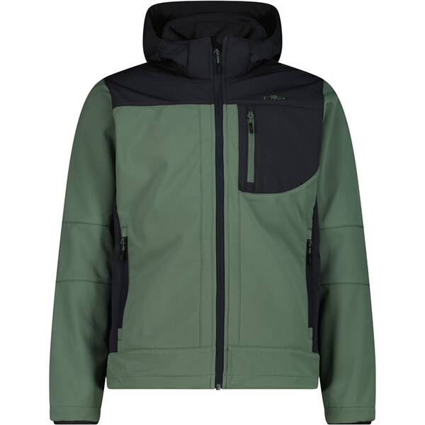 CMP Herren Funktionsjacke Herren Softshelljacke mit Kapuze Men Softshell Jacket Zip Hood von CMP