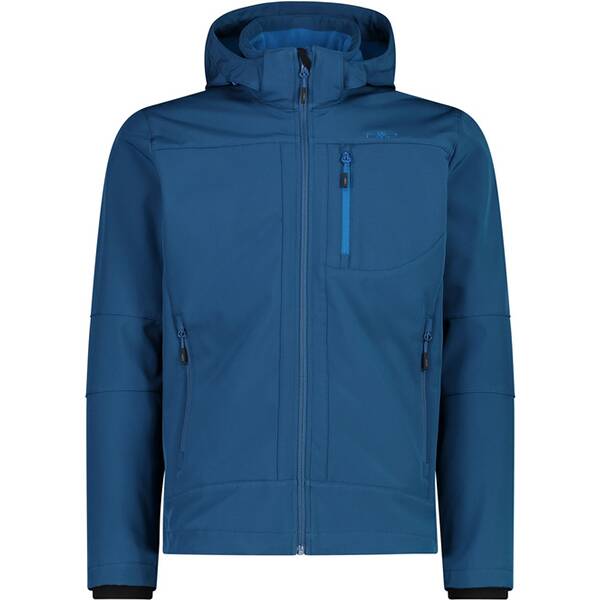 CMP Herren Funktionsjacke Herren Softshelljacke mit Kapuze Men Softshell Jacket Zip Hood von CMP