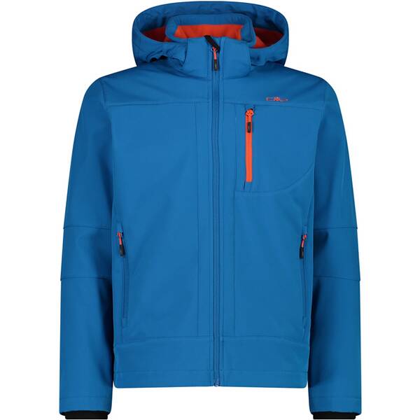 CMP Herren Funktionsjacke Herren Softshelljacke mit Kapuze Men Softshell Jacket Zip Hood von CMP