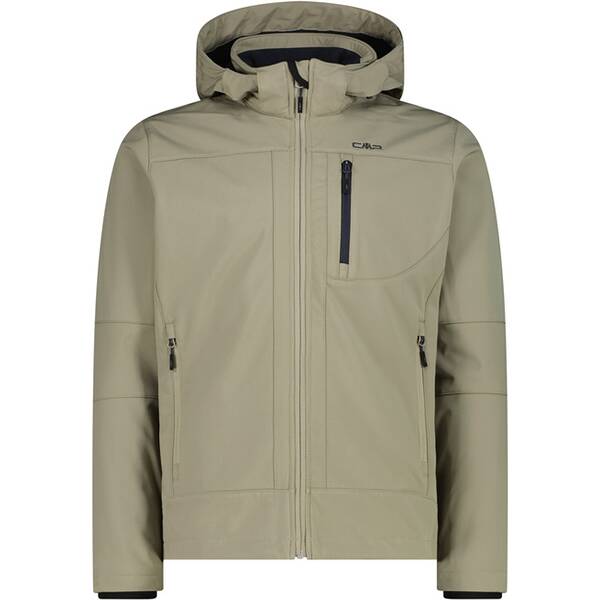 CMP Herren Funktionsjacke Herren Softshelljacke mit Kapuze Men Softshell Jacket Zip Hood von CMP