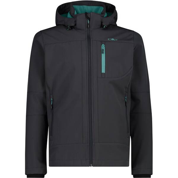 CMP Herren Funktionsjacke Herren Softshelljacke mit Kapuze Men Softshell Jacket Zip Hood von CMP