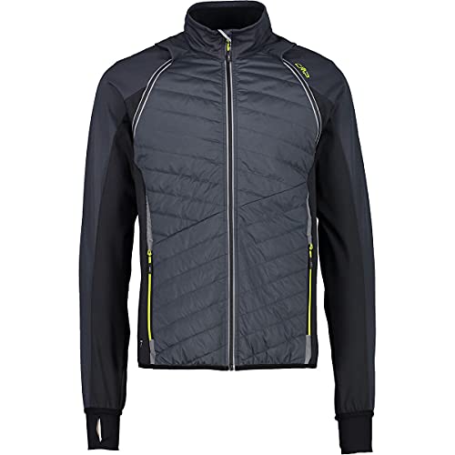 CMP Herren Giacca Softshell Leggera Da Uomo Con Maniche Rimovibili Funktionsjacke aus Primaloft, U911 Titan, 48 von CMP