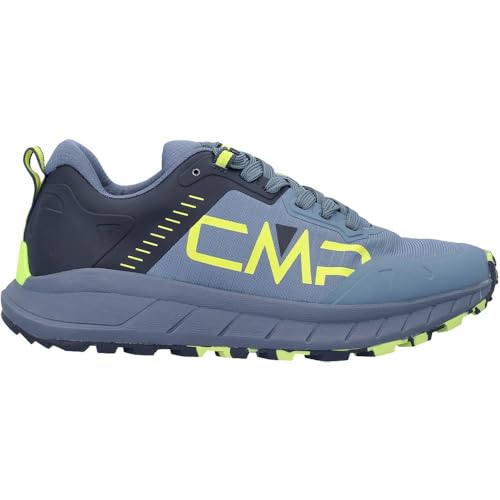 CMP Herren Hamber Lifestyle Shoes Sneaker, Dusty Blue Yellow Fluo, 39 EU von CMP