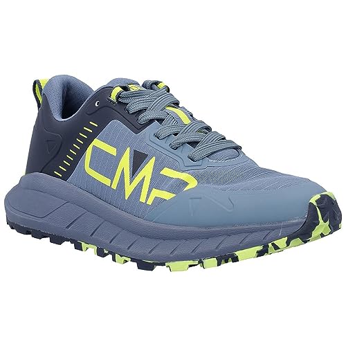 CMP Herren Hamber Lifestyle Shoes Sneaker, Dusty Blue Yellow Fluo, 41 EU von CMP