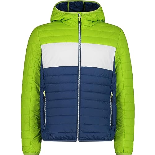 CMP Herren Steppjacke dusty blue-limegreen 48 von CMP