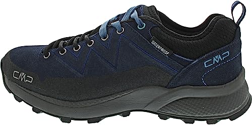 CMP Herren Kaleepso Low Hiking Wp Walking Shoe, Black Blue, 42 EU von CMP