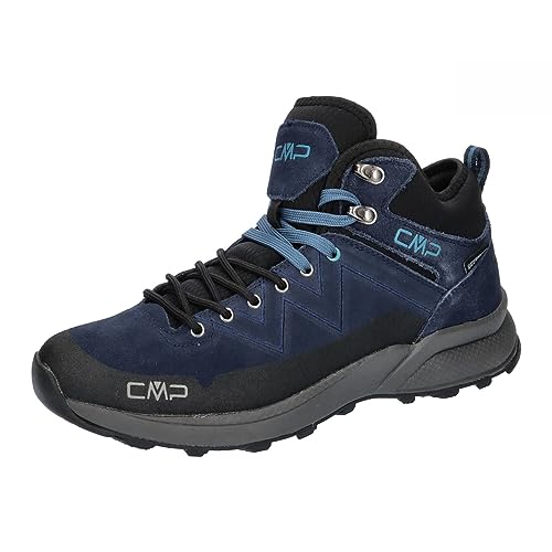 CMP Herren KALEEPSO MID Hiking Shoe WP Trekking-Schuhe, Schwarz-Blau (Black Blue), 44 EU von CMP