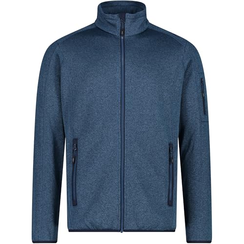CMP Herren Knitted Fleece Jacke, ocean-b. blue, XXL von CMP