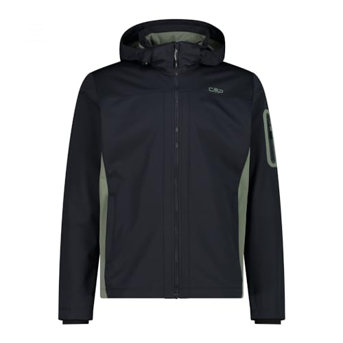 CMP Herren Light Softshell Jacke, antracite-salvia, S von CMP