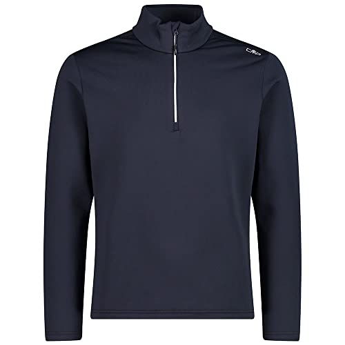 CMP Herren Light Stretch Fleece Pullover, b.Blue-Bianco, 56 von CMP