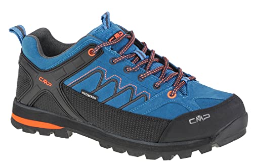 CMP Herren Moon Low Trekking Shoe WP Walking-Schuh, DEEP Lake-Antracite, 43 EU von CMP