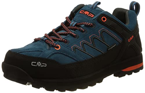 CMP Herren Moon Low Trekking Shoe WP Walking-Schuh, DEEP Lake-Antracite, 45 EU von CMP