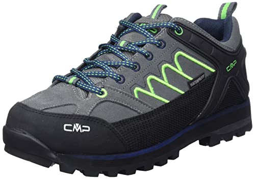 CMP Herren måne lav vandrende sko Wp Walking Schuh, Grey Verde Fluo, 42 EU von CMP