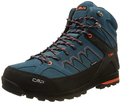 CMP Herren Moon MID Trekking WP Walking Shoe, DEEP Lake-Antracite, 39 EU von CMP