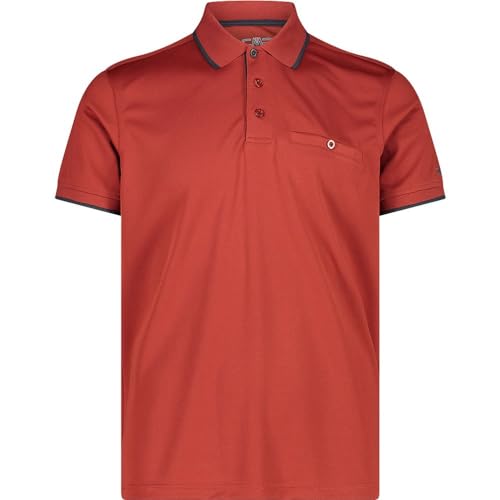 CMP Herren Piquet Polo T-Shirt, rust, S CMP Herren Piquet Polo T-Shirt, rust, S von CMP