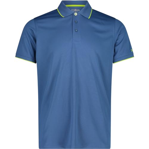 CMP Herren Polo T-Shirt, Dusty Blue, 50 von CMP