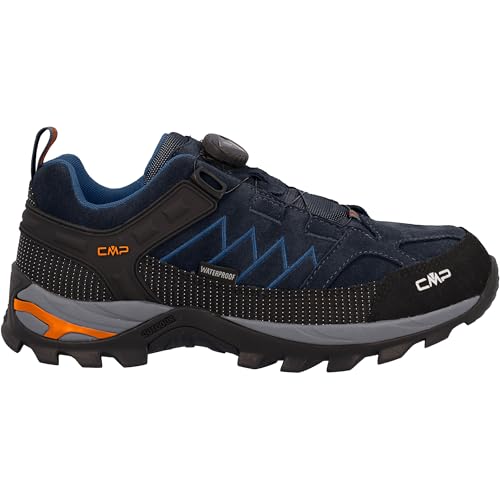 CMP Herren Rigel Low Fitgo WP Schuhe, b.Blue-Flash orange, 41 von CMP