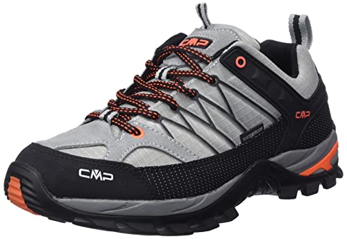 CMP Herren Rigel Low Shoe WP Trekking Shoes, Cemento-Nero, 43 EU von CMP