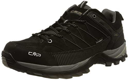 CMP Herren Rigel Low Shoes Wp Trekking-& Wanderhalbschuhe, Nero Grey, 44 EU von CMP