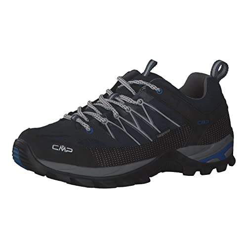 CMP Herren Rigel Low Shoe WP Trekking-Schuhe, B.Blue-Cemento, 44 EU von CMP