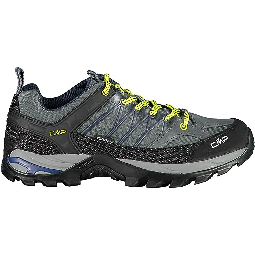 CMP Herren Rigel Low Shoe WP Trekking-Schuhe, Grey-B.Blue, 39 EU von CMP