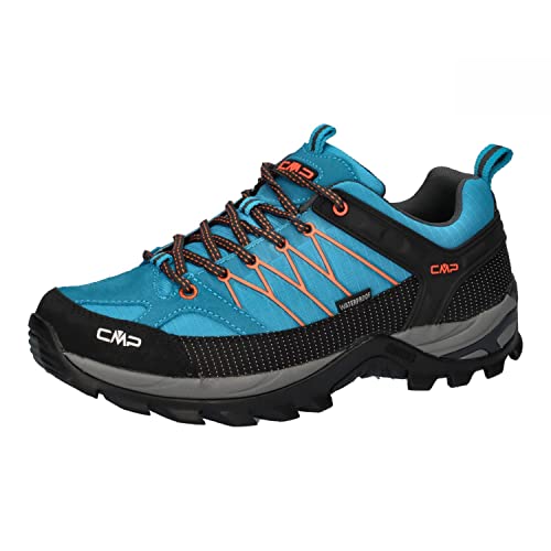 CMP Herren Rigel Low Trekking Wp Walking Shoe, Reef-Flame, 39 EU von CMP