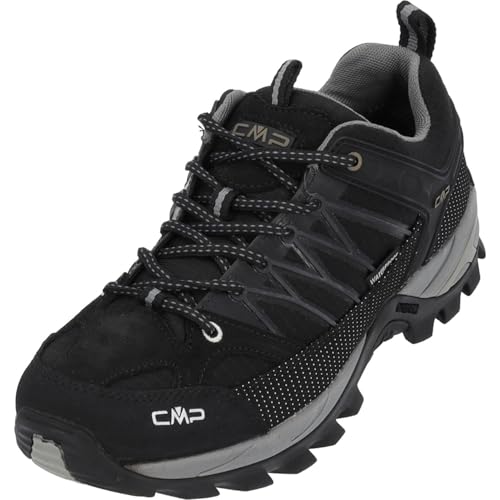 CMP Herren Rigel Low Shoe WP Trekking-& Wanderhalbschuhe, Nero Grey, 41 EU von CMP
