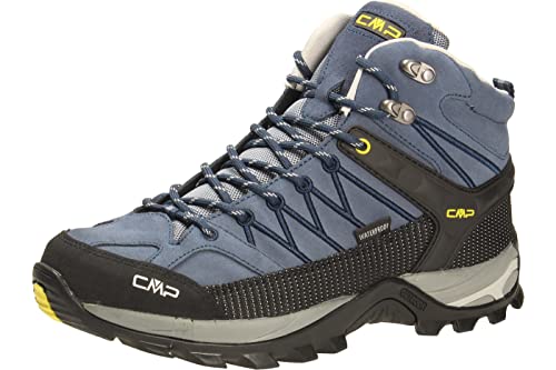 CMP Herren Trekkingstiefel Rigel Mid WMN Trekking Shoe WP lead/b.blue - blau/schwarzblau - 40/40.0 von CMP