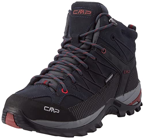 CMP - Rigel Mid Trekking Shoes Wp, Asphalt-Syrah, 41 von CMP