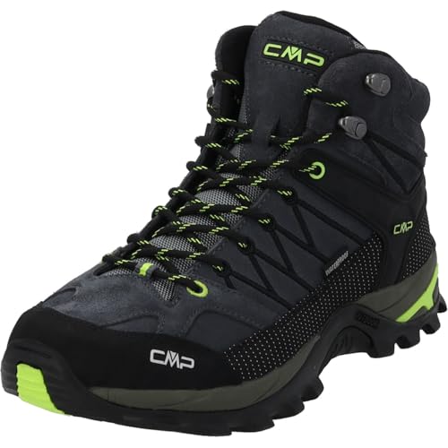 CMP Herren Rigel Mid Trekking Shoes Wp Walking Shoe, Grau Gelb Fluo, 46 EU CMP Herren Rigel Mid Trekking Shoes Wp Walking Shoe, Grau Gelb Fluo, 46 EU von CMP