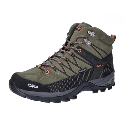 CMP Herren Rigel Mid Trekking Shoes Wp Walking Shoe, Oliven Flamme, 46 EU CMP Herren Rigel Mid Trekking Shoes Wp Walking Shoe, Oliven Flamme, 46 EU von CMP