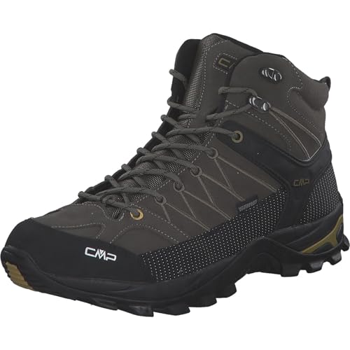 CMP Herren Rigel Mid Trekking Wp Walking Shoe, Fango, 43 EU 3Q12947 von CMP