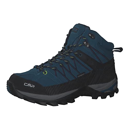 CMP Herren Rigel Mid Wp Wanderstiefel mit hoher Taille, Deep Lake B Blue, 40 EU von CMP
