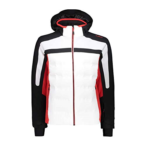 CMP Herren Skijacke Man Jacket Zip Hood 39W2157 Bianco 56 von CMP