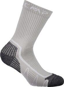 CMP Herren Socken TREKKING SOCK POLY MID STONE-BIANCO - Gr. - 39 von CMP