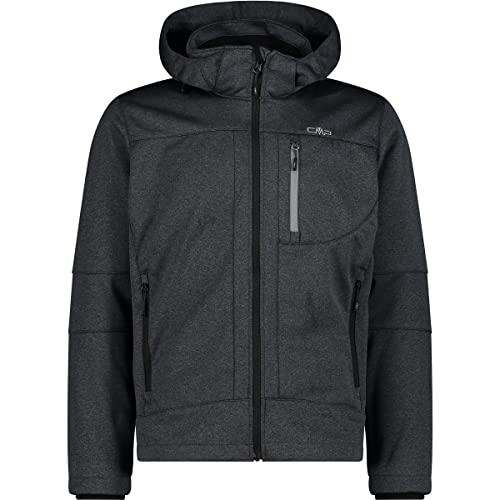CMP Herren Softshelljacke Asphalt Mel.-Nero 54 von CMP