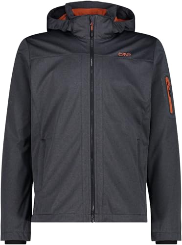 CMP Herren Softshelljacke mit Kapuze anthrazit (201), 48 von CMP