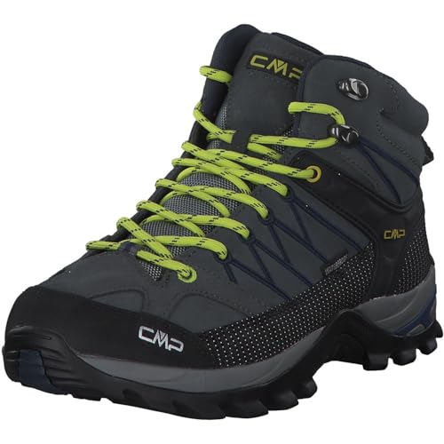 CMP Herren Rigel Mid Trekking Wp Walking Shoe, Grey-B.Blue, 40 EU, 3Q12947 von CMP