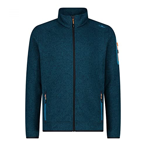 CMP Herren Strick Fleece Jacke, deep lake-reef, 60 von CMP