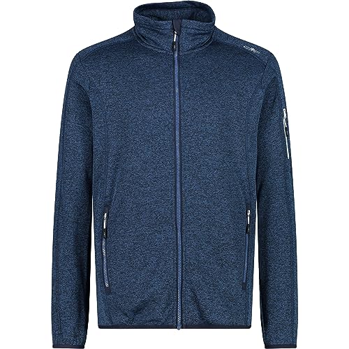 CMP Herren Strickjacke Knit-Tech Jacke, Dusty Blue-b.Blue, 48 von CMP